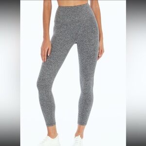 Zobha XL Grey Melange 25” Ankle Leggings